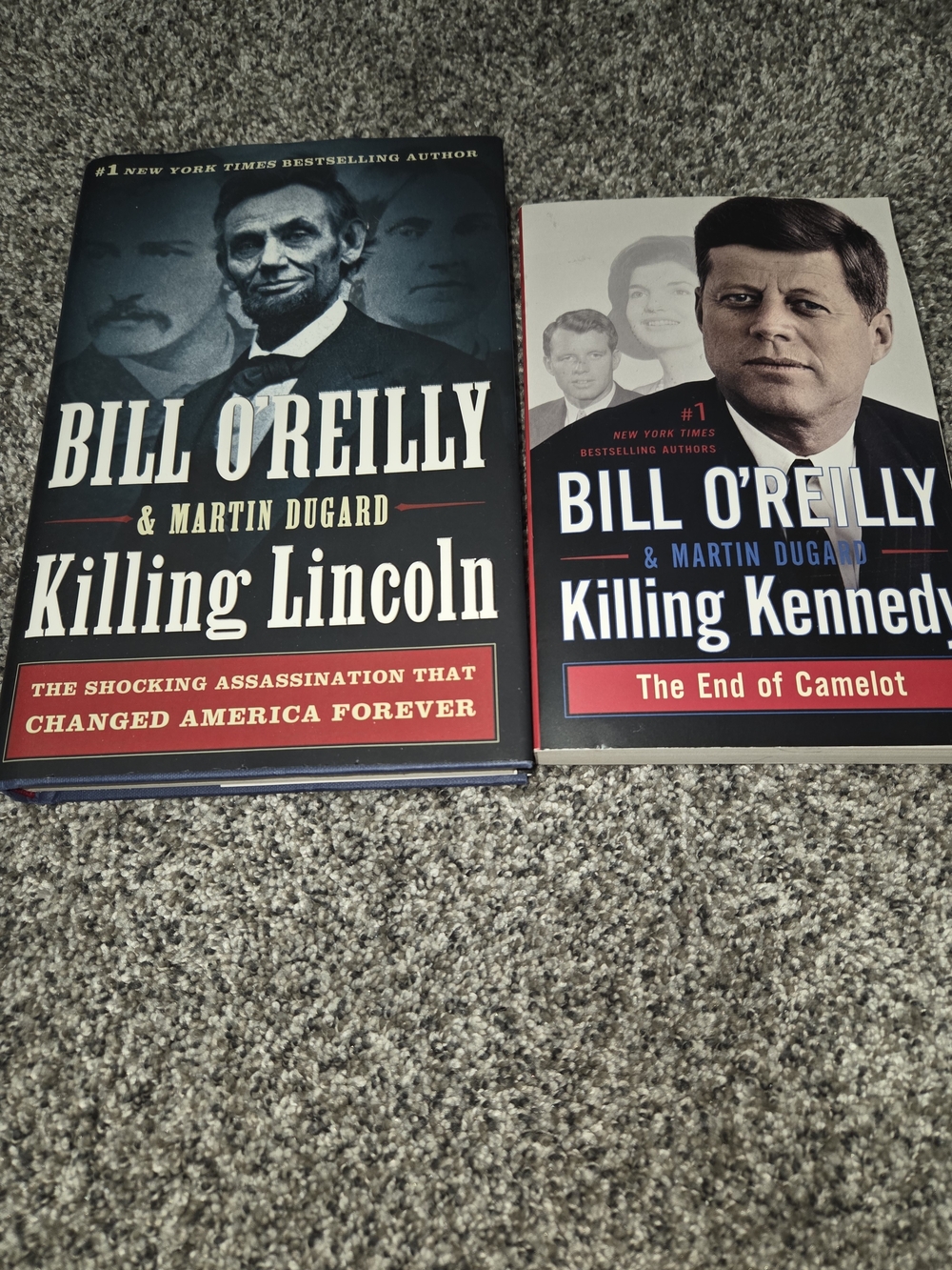 Bill O'Reilly Lot 2 Books Hardcover Paperback: Killing Lincoln/Kennedy